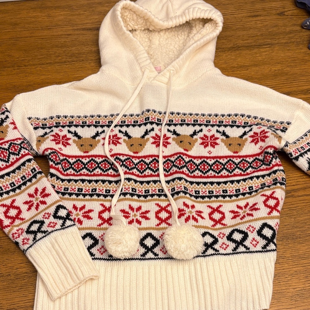 No Boundaries Reindeer Christmas Sweater